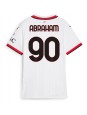 AC Milan Tammy Abraham #90 Replika Borta Kläder Dam 2024-25 Kortärmad